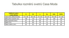 Bawełniany rozpinany sweter Casa Moda - nowy ciemnoniebieski (4)