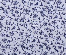 Koszula Olymp Comfort Fit – jasnoniebieska w ciemnoniebieskie kwiatki - krótki rękaw