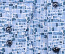 Koszula Olymp Luxor Comfort Fit – designerska z niebieskimi kamieniami