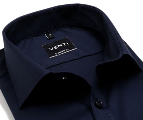 Koszula Venti Comfort Fit Twill - luksusowa granatowa