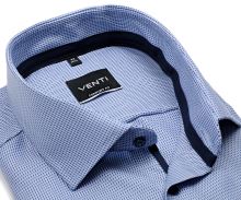 Koszula Venti Comfort Fit – jasnoniebieska w wyszyte prążki z wewnętrzną stójką