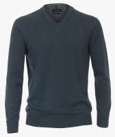 Bawełniany sweter Casa Moda – niebiesko-szary