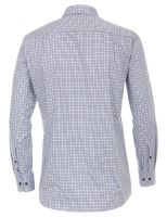 Koszula Casa Moda Comfort Fit Premium – z niebiesko-brązowym wzorem kratki - super długi rękaw