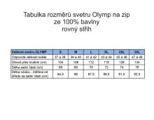 Bawełniany sweter Olymp - zapinany na krótki zamek - granatowy (6)