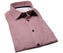 Koszula Marvelis Modern Fit Jersey – elastyczna z wyszytym czerwonym wzorem (1)
