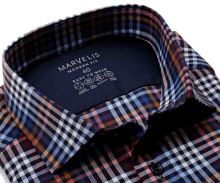 Koszula Marvelis Modern Fit – elastyczna w kolorową kratę