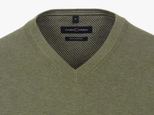 Bawełniany sweter Casa Moda – jasnozielony