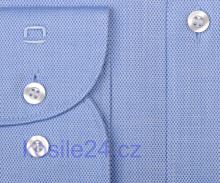 Luksusowa koszula Olymp Level Five Diamant Twill – jasnoniebieska z delikatną strukturą
