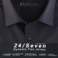 Koszula Olymp Level Five 24/Seven – ciemnoniebieska elastyczna