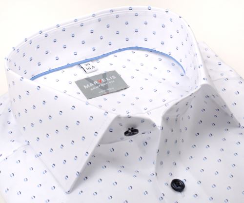 Koszula Marvelis Comfort Fit - w niebieskie rozdzielone pierścienie