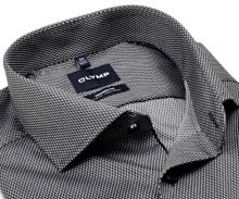 Koszula Olymp Modern Fit – szara w szachownicę - ekstra długi rękaw