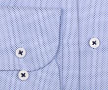 Koszula Eterna 1863 Modern Fit Two Ply - luksusowa jasnoniebieska z delikatnym wzorem - extra długi rękaw