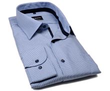Koszula Venti Comfort Fit – jasnoniebieska w wyszyte prążki z wewnętrzną stójką (1)