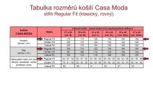 Koszula Casa Moda Comfort Fit – ciemnoszara w czarne wyszyte prążki - super długi rękaw