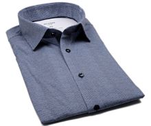 Koszula Olymp Modern Fit 24/Seven – luksusowa elastyczna z granatowym drobnym wzorem (1)