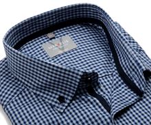 Koszula Marvelis Comfort Fit – w niebieską kratę i wewnętrznym mankietem