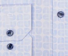 Koszula Olymp Super Slim – w jasnoniebieskie litery U - extra długi rękaw