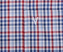 Koszula Marvelis Comfort Fit – w niebiesko-czerwoną kratę