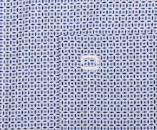 Koszula Olymp Modern Fit – z niebieskim kwadratowym wzorem - krótki rękaw