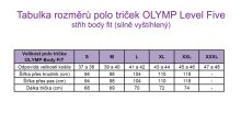 Koszulka polo body fit Olymp Level Five z kołnierzykiem – czarna w białą siateczkę