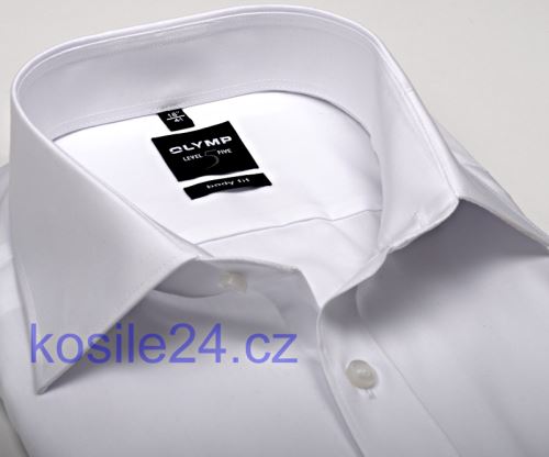 Biała koszula Olymp Level Five - krótki rękaw