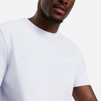 Luksusowy biały bawełniany t-shirt Olymp Interlock Jersey z krótkim rękawem - okrągły dekolt - korzystny set 2 szt (3)