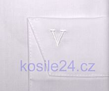 Koszula Marvelis Modern Fit Uni - biała z krótkim rękawem