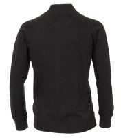 Bawełniany rozpinany sweter Casa Moda - antracytowy