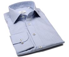 Koszula Eterna 1863 Slim Fit - luksusowa w niebieskie kwadraciki (1)
