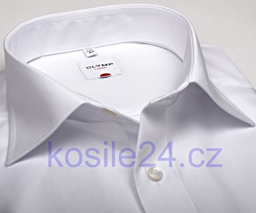 Koszula Olymp Luxor Comfort Fit Uni Popeline - biała