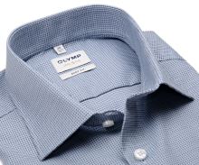 Koszula Olymp Level Five – z wyszytym niebiesko-czarnym wzorem