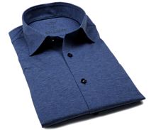 Koszula Olymp Level Five 24/Seven – niebieska elastyczna w jasnoniebieską siateczkę