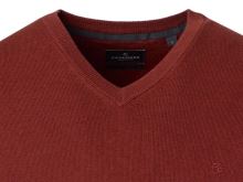 Bawełniany sweter Casa Moda - rubinowo-czerwony
