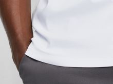 Luksusowy biały bawełniany t-shirt Olymp Interlock Jersey z krótkim rękawem - okrągły dekolt - korzystny set 2 szt (5)