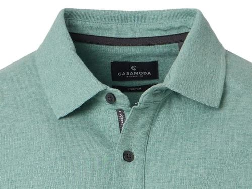 Koszulka polo Casa Moda - miętowo-zielona z kołnierzykiem